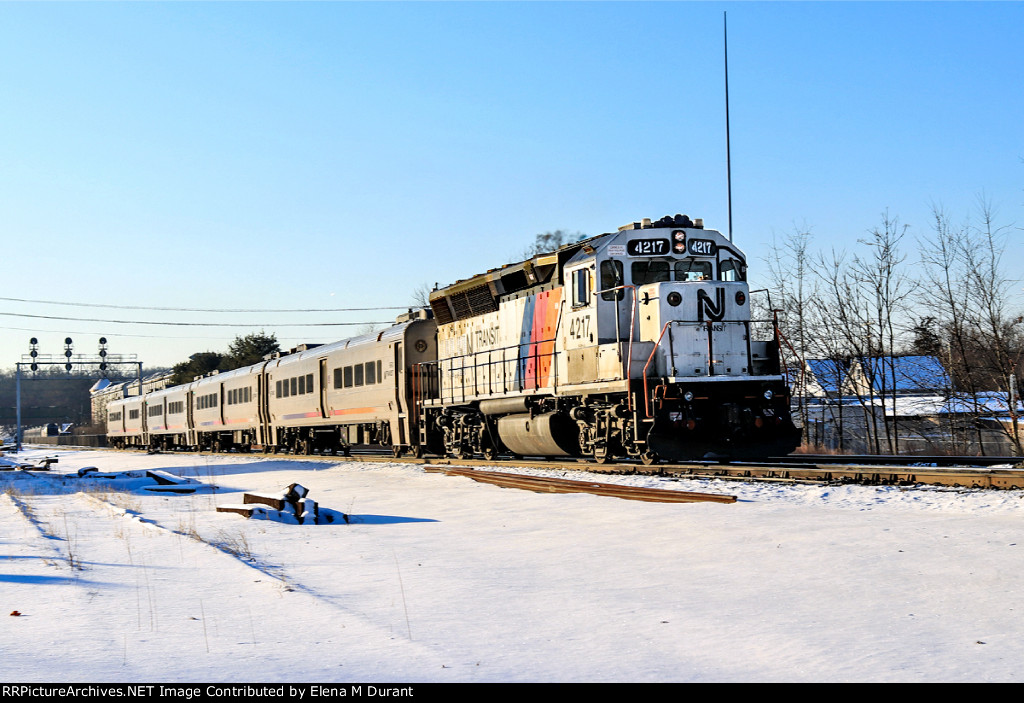 NJT 4217 on train 1107